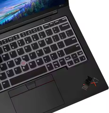 Silicone Laptop Keyboard Cover Skin for Lenovo Thinkpad E14 Gen 5 Thinkpad T14 T14s Gen 4/3,L14 P14s