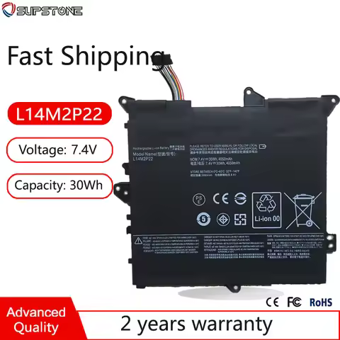 L14S2P21 L14M2P22 Laptop Battery For Lenovo IdeaPad 300S-11iBR,Yoga 300-11iBY-80M0,Flex 3-1120-80LX,