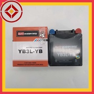 BATTERY GEL YB3L YOSHIPOWER DAGGERRG DT125 DINAMIK NSR TZM RG Y100 Y110 Y125 RXZ SATRIA KR150 KH125 