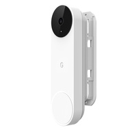 【Ready Stock】Doorbell Mount For Google Nest Doorbell (Battery ) 2021,Adjustable Angle 45 Degree Left/Right Bracket for Google Nest Doorbell,Wider Viewing Corner Mount