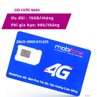 Sim nghe gọi Mobifone 4G Gói KC90 Miễn phí gọi + 1GB data mỗi ngày Hàng chính hãng - Phí 90k/tháng .