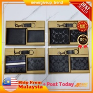 Coach men leather short wallet-74991/26072/74993/74929/dompet lelaki/男士钱包