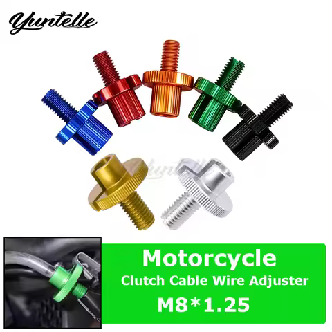 Clutch Cable Wire Adjuster Screw For KAWASAKI Z250 Z300 Z650 Z750 Z900 Ninja 250 500R 650R 1000 ZX-6