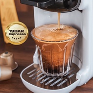 HiBREW 5 In 1 Electric Coffee Machine with 7 Water Volume Selectable 19Bar Cold/Hot Brew Mini Coffee