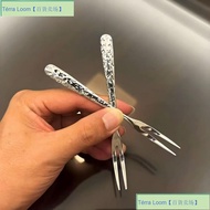 Good Things Preferred Dessert Fork Fruit Fried Food Bamboo Stick Skewer Burger Baking High-End Stain