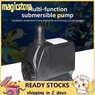 magicstore Mini Submersible Water Pump Flow Adjustable Max 2500L/H 8.2ft Lift Portable Electric with