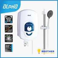 Alpha Shower Water Heater with Booster Turbo PUMP LH-5000EP SIRIM Approve LH5000EP / LH 5000EP / AE-33 / AE 33