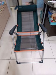 可調式露營折疊躺椅 (耐重110kg)QUECHUA