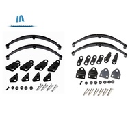 Front & Rear Hard Leaf Springs Suspension Steel Bar for 1/14  RC Tractor Trailer Truck Upgrade Parts