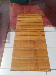 Tirai bambu gulung luar rumah / tirai gulung outdoor teras / tirai gulung penyekat ruangan / kerey b
