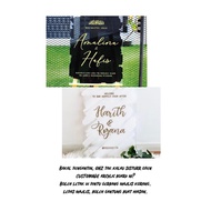 [MURAH]WELCOME BOARD ARCYLIC CUSTOMADE