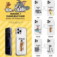 NEW! 🇰🇷 Korea Tom and Jerry  톰과제리 시즌1 투명 젤리 케이스 SEASON. 1 CLEAR JELLY CASE 韓國 湯姆 與 傑利 第一彈 手機 透明 保護套 