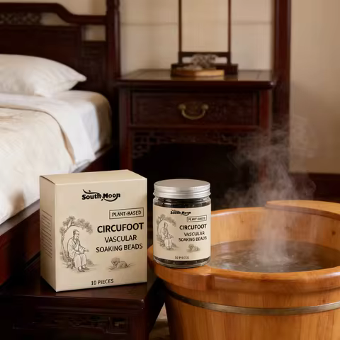 Mugwort Herbal Foot Soak Ginger Foot Bath Bag Anti-Swelling Promote Metabolism Relieves Fatigue Deto