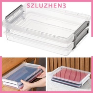 [Szluzhen3] Storage Box Clear Space-Saving PP Stackable Document Case Office Transparent A4 File Container Certificate Paper Organizer