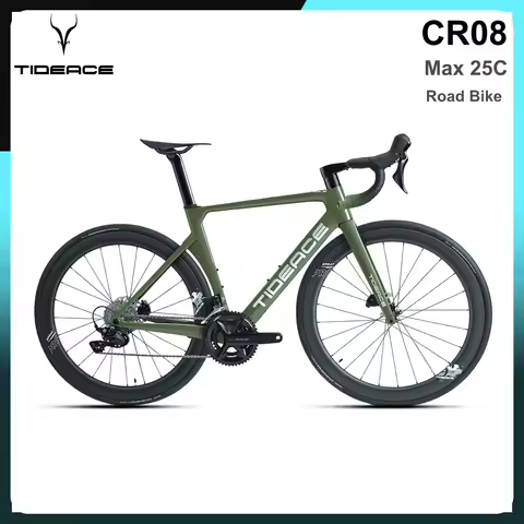 Endurance Cycling Carbon Road Bike with 105 R7120 Groupset Tideace Bike Adult Racing Cycle Complete 