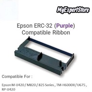G&G Epson ERC 32 ERC32 Purple black Compatible Ribbon M-U420/M820/825 TM930,935 TM-H6000/U150,U675,R