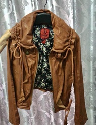 全新吊牌salad皮褸 Bauhaus Leather Jacket issue Tough真皮皮褸IT皮外套