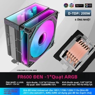 Metalfish ARGB PWM 12Cm CPU Làm Mát Không Khí 4/6 Ống Dẫn Nhiệt Tản Nhiệt Cho LGA 115X/1700/1200/AM5