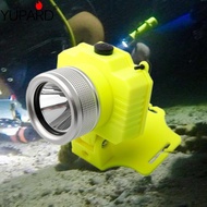 YUPARD XM-L T6ไฟฉายคาดศีรษะ LED ดำน้ำใต้น้ำโคมไฟกันน้ำ Led แบตเตอรี่ในตัวกลางแจ้งหลอดไฟตกปลาไฟฉายคาดศีรษะ