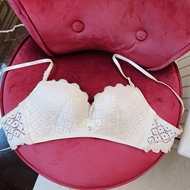 BRA (C62) Size 38 WOMEN'S UNDERWEAR FULL LACE BRA LACE/