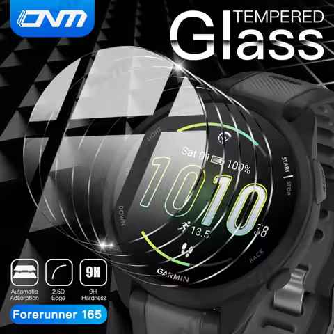 9H Premium Tempered Glass for Garmin Forerunner 165 Music Smart Watch Clear HD Screen Protector for 