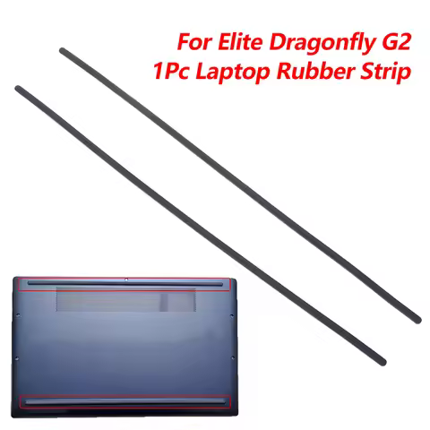 1Pc Laptop Rubber Strip DIY Bottom Case Foot Pads Adhesive Strip For HP Dragonfly G2 Series Non-slip