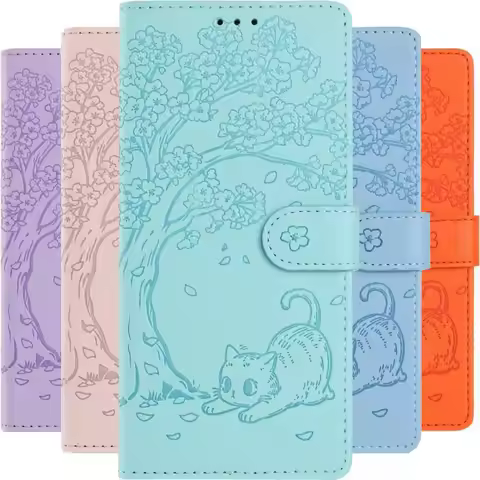Cute Women Kids Phone Case For Apple iPhone XR 17 16E 16 14 Plus 13 12 15 Pro Max Cash Wallet Cats U
