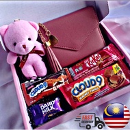 [FREE WISHCARD] SURPRISE BOX CHOCOLATE GIFT BOX HADIAH BIRTHDAY PEREMPUAN HADIAH HARI JADI