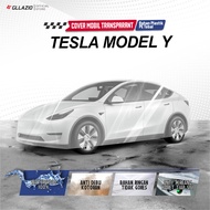Tesla Car Body Cover Y Model Transparent Tesla Car Cover Y Model Plastic Tesla Y Model Waterproof Bl