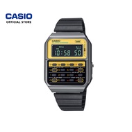 Casio Vintage CA-500WEGG-9B Black Stainless Steel Band Men Watch / Women Watch