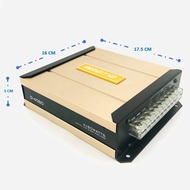 เพาเวอร์แอมป์ติดรถยนต์แรงๆ GRATIA รุ่น D4080 CLASS D 4CH สีทอง เครื่องเสียงติดรถยนต์เพาเวอร์ติดรถยนต