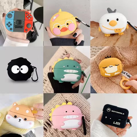 3D Cartoon Case For Huawei Freebuds 6i 5i 4i 4 Pro Pro2 Pro3 Pro4 Silicone Cute Earphone Shockproof 