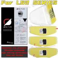 Suitable for LS2 FF809/811 MX701/436 Tension Helmet FF399/900 Anti-Fog Sticker Pinlock120 Motorcycle