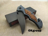 OKgroup NB007-BLACK and KEVLAR... Folding knife มีดพับพกพา มีดเดินป่า มีดสวยงาม มีดแคมป์ปิ้ง มีดมัลต