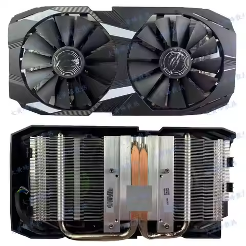 New GPU Heatsink Radiator Cooler for ASUS RX580 Graphics Card