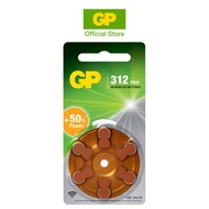[Bundle 1/2/4 Packs] GP Hearing Aid Zinc Air Batteries ZA312F 6s' (Size 312/PR41/7002ZD)