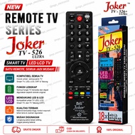 ORIGINAL REMOTE TV JOKER TV-526 ULTRA BISA UNTUK SMART TV LED TV LCD TV TABUNG DIGITAL RECEIVER