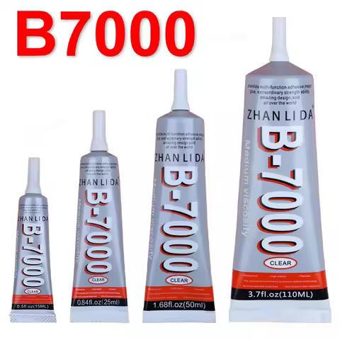 B7000 Glue Clear with Precision Tip for Phone Mobile Display Repair Fabric LCD Screen Jewelry Rhines