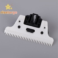 [RiseLargeS] Ceramic Blade Cutter Clip Cordless 2-Hole Clipper Fit Hair Clipper Trimmer Beard new