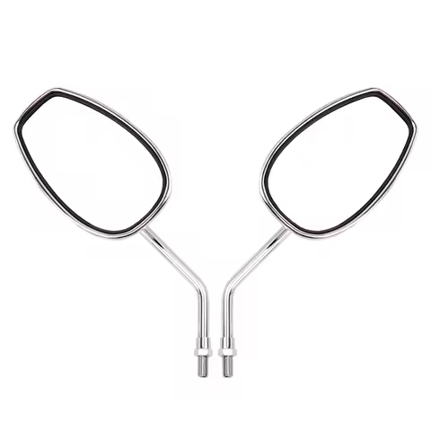 Universal 10mm Motorcycle Rearview Mirrors Scooter Chrome Side Mirror For Suzuki GN 125 Yamaha Jog B