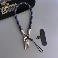 Mobile Phone Lanyard Short Stainless Steel Silver Buckle Hand [u27]