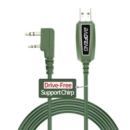 BAOFENG USB Programming Cable for UV-5R BF-F8HP 5RM UV-21R GMRS UV-5G Plus GM-5RH K5PLUS AR-152 UV-1