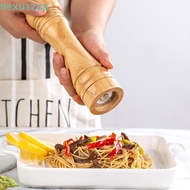 Next Person Pepper Grinder Ceramic Oak Bottle Classic 5/8/10 Inch Scale Salt And Chili