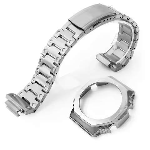 For Casio Stainless Steel Watchband G-shock Ga-2100 Metal Case Ga2100 Ga2110 Ga-b2100 Men's Accessor