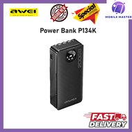 Awei P134K 4 in 1 Portable Power Bank 20000mAh With PD22.5W Fast Charging Type-C/Lightning/Micro Cable Powerbank