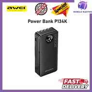 Awei P134K 4 in 1 Portable Power Bank 20000mAh With PD22.5W Fast Charging Type-C/Lightning/Micro Cab