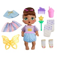 Baby Alive Fairy Fashions Sophia Sparkle Doll with Clothes Accessories, Brown Hair, 11 Inches, Toys