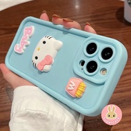 For Xiaomi 13T 12T Pro Mi 11 10T 9T Pro Mi 10T 11 Lite NE Mi 10i 10S 10 11 Ultra Xiaomi 11i 3D French Fries Hello Kitty Soft Cover