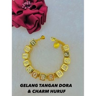 EMAS BANGKOK GELANG TANGAN DORA & CHARM
