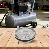 Oil Face Mirror Oil Level Black Plastic Replacement Sight Air Compressor